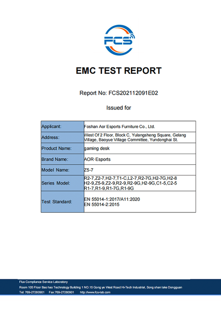 Quality certificates