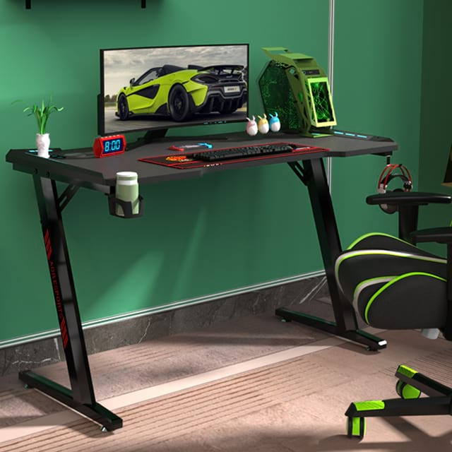 Aor Esports Z2 Gaming Desk Black
