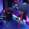 H Shaped Eco-Friendly Integrate Gaming Desk With RGB Light