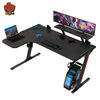 Aor Esports L shapedEco-friendly Particle Board RGB light 140/160cm Gaming Desk L1-7