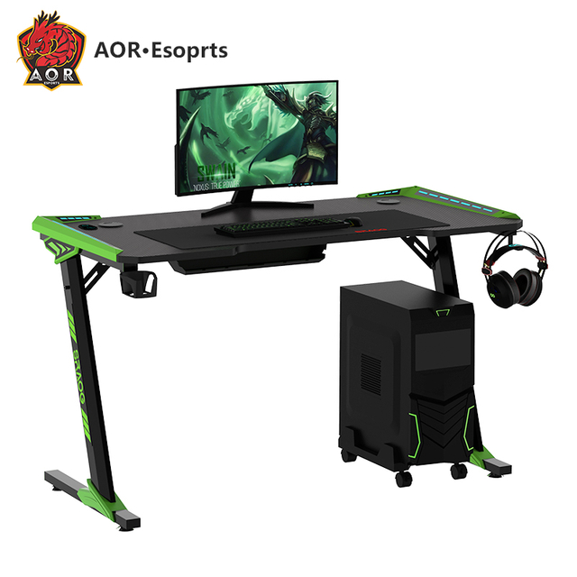 Aor Esports Z5 Gaming Desk Red
