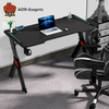 Aor Esports R2 P2 Grade Eco-Friendly Particle Board Gaming Desk Black